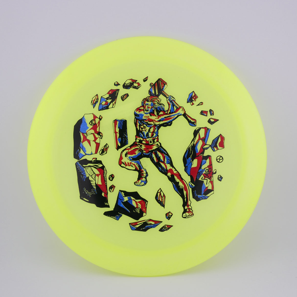 Infinite C-Blend Glow Slab (Yellow) 173-176g very overstable distance driver disc golf disc