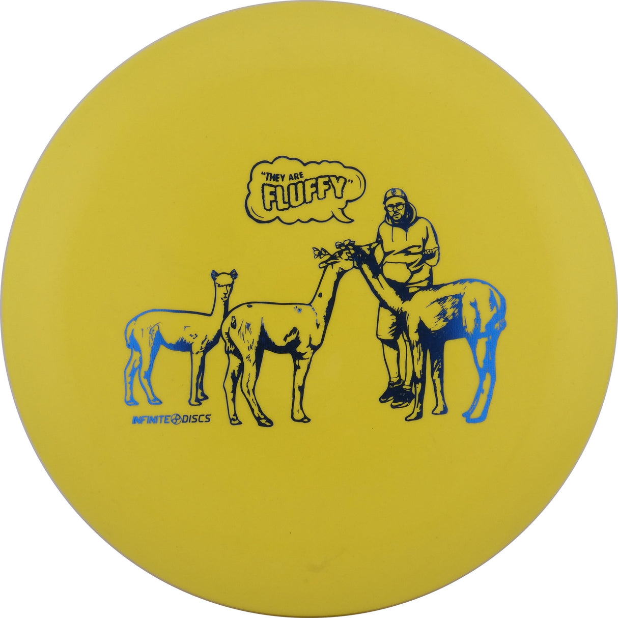 Infinite D Blend Alpaca (Yellow) 173-176g stable putt & approach disc disc golf disc