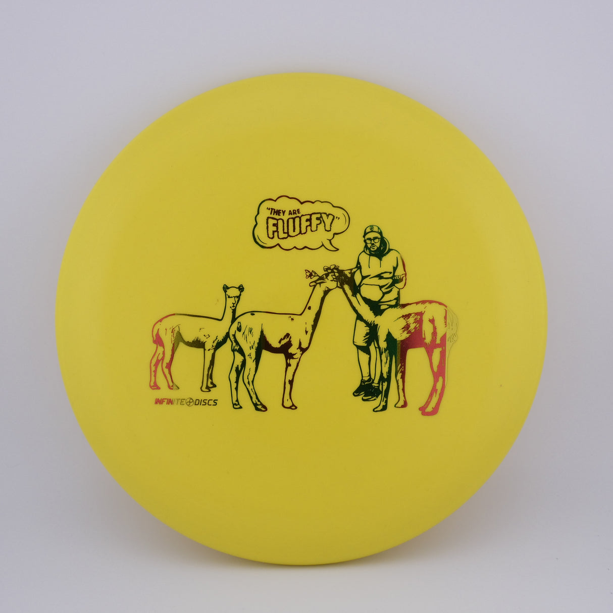 Infinite D Blend Alpaca (Yellow) 173-176g stable putt & approach disc disc golf disc