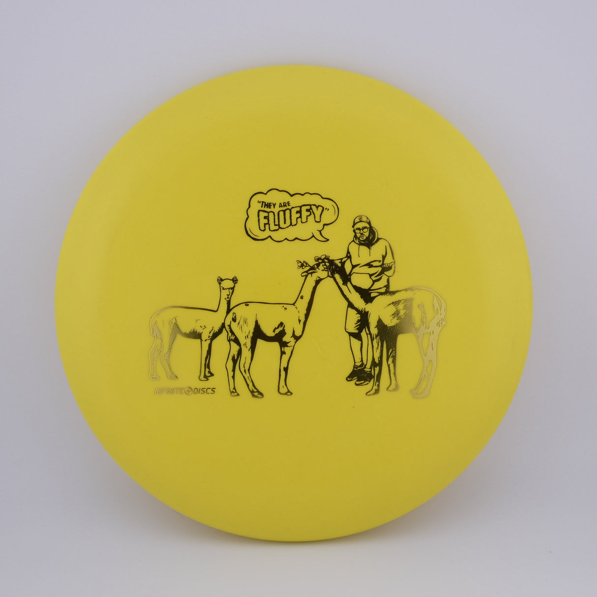 Infinite D Blend Alpaca (Yellow) 173-176g stable putt & approach disc disc golf disc