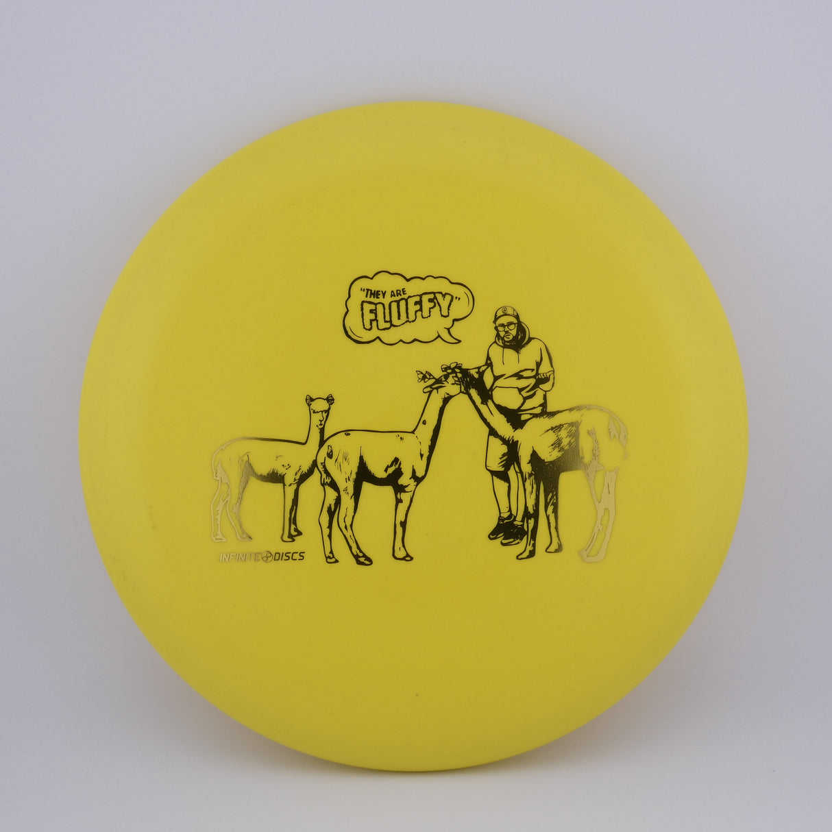 Infinite D Blend Alpaca (Yellow) 173-176g stable putt & approach disc disc golf disc