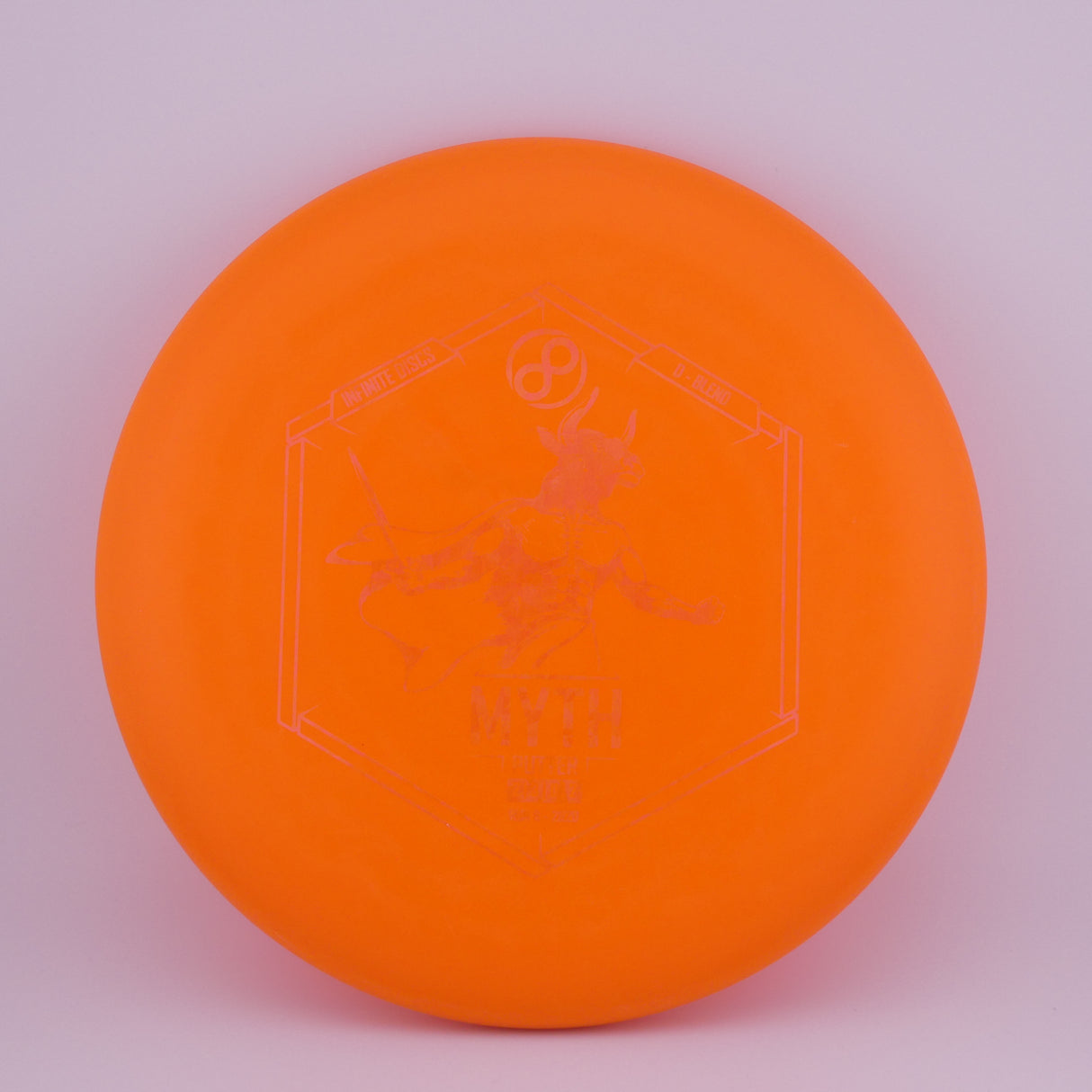 Infinite D Blend Myth 173-176g Orange stable putt & approach disc disc golf disc