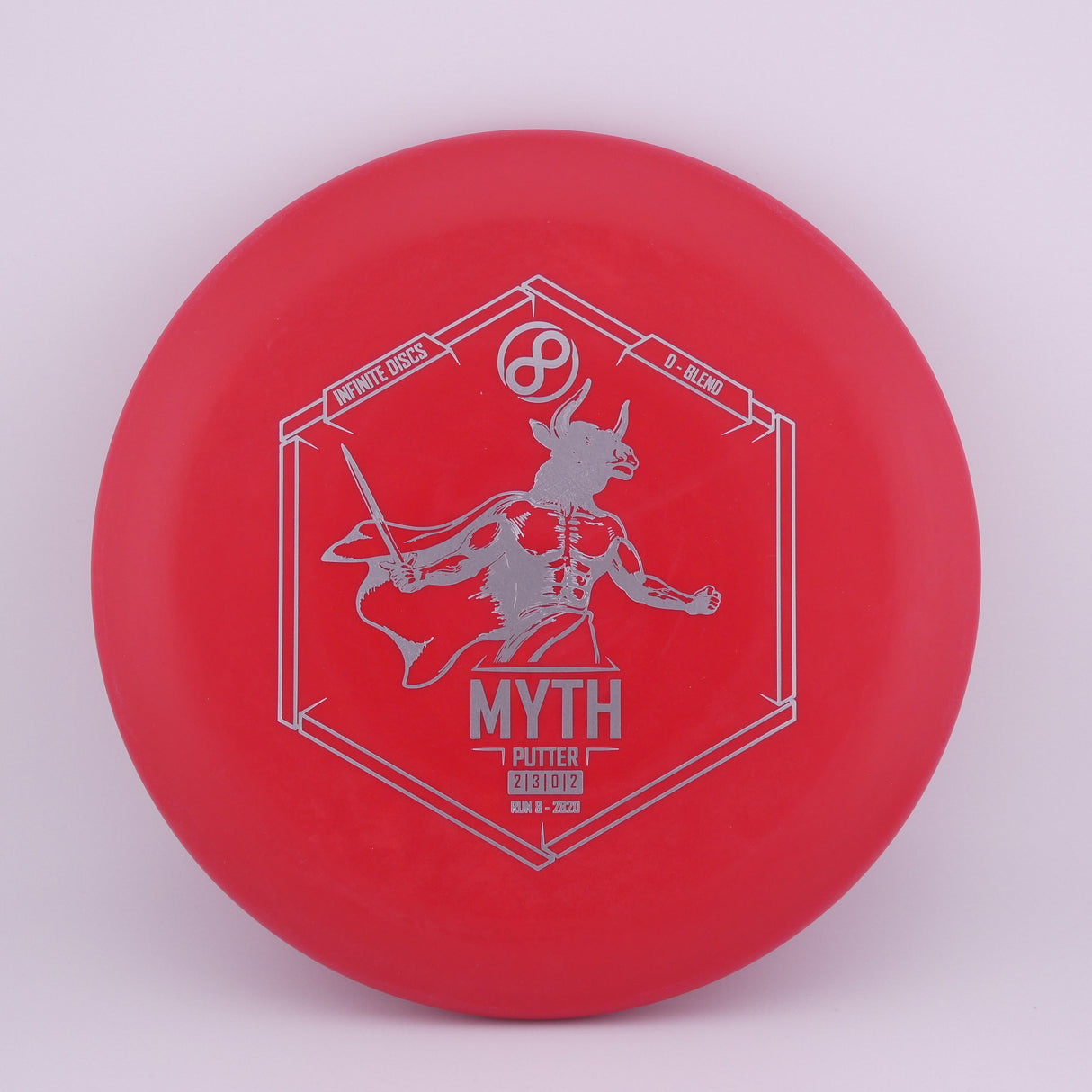 Infinite D Blend Myth 173-176g Red putt & approach disc disc golf disc