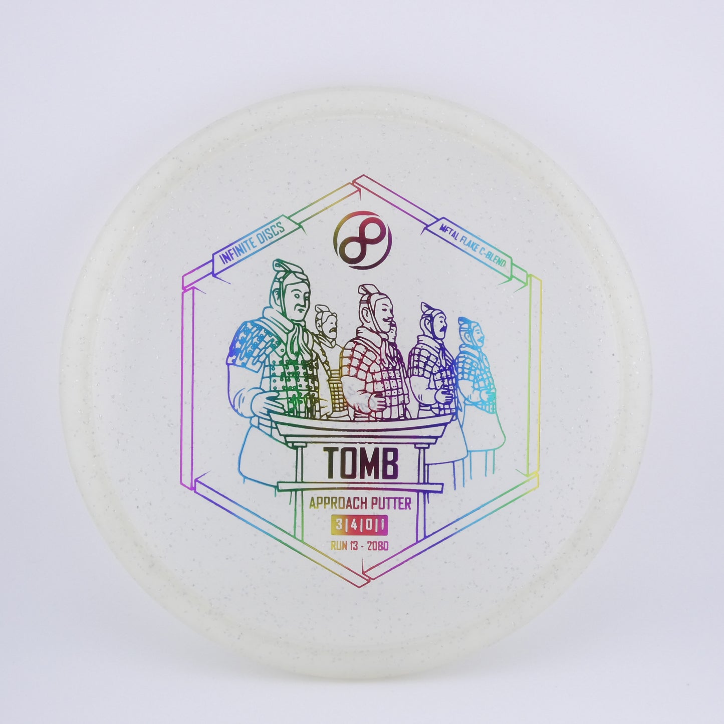 Metal Flake C-Blend Tomb 173-176g (White)
