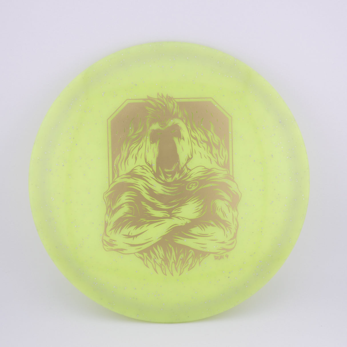 Infinite Metal Flake Glow C-Blend Centurion 173-176g (GREEN) stable control driver disc golf disc