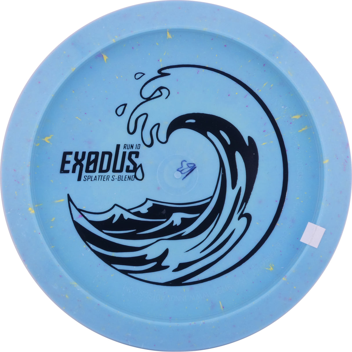 Infinite Splatter S-Blend Exodus 160-165g stable control driver disc golf disc