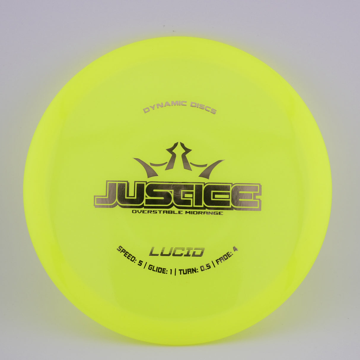 Dynamic Discs Lucid Justice 173-176g midrange disc golf disc