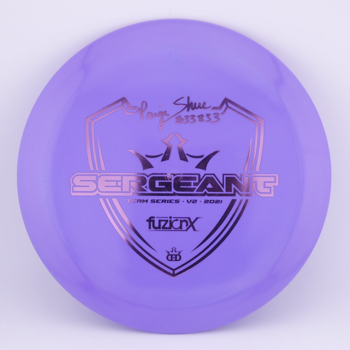 Dynamic Discs Fuzion-X Sergeant Paige Shue 2021 173-176g distance driver disc golf disc