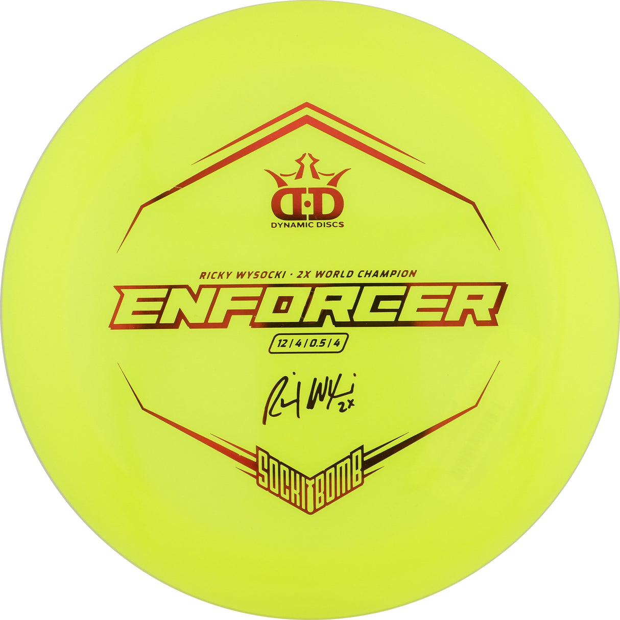 Dynamic Discs Lucid Enforcer Ricky Wysocki distance driver disc golf disc