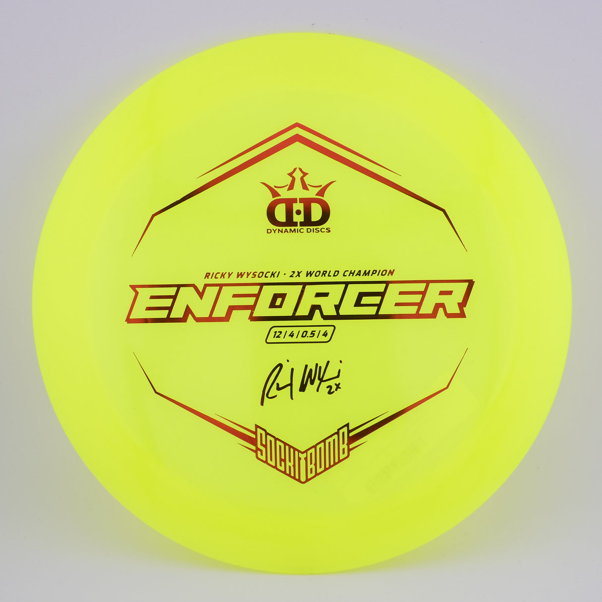 Dynamic Discs Lucid Enforcer Ricky Wysocki distance driver disc golf disc