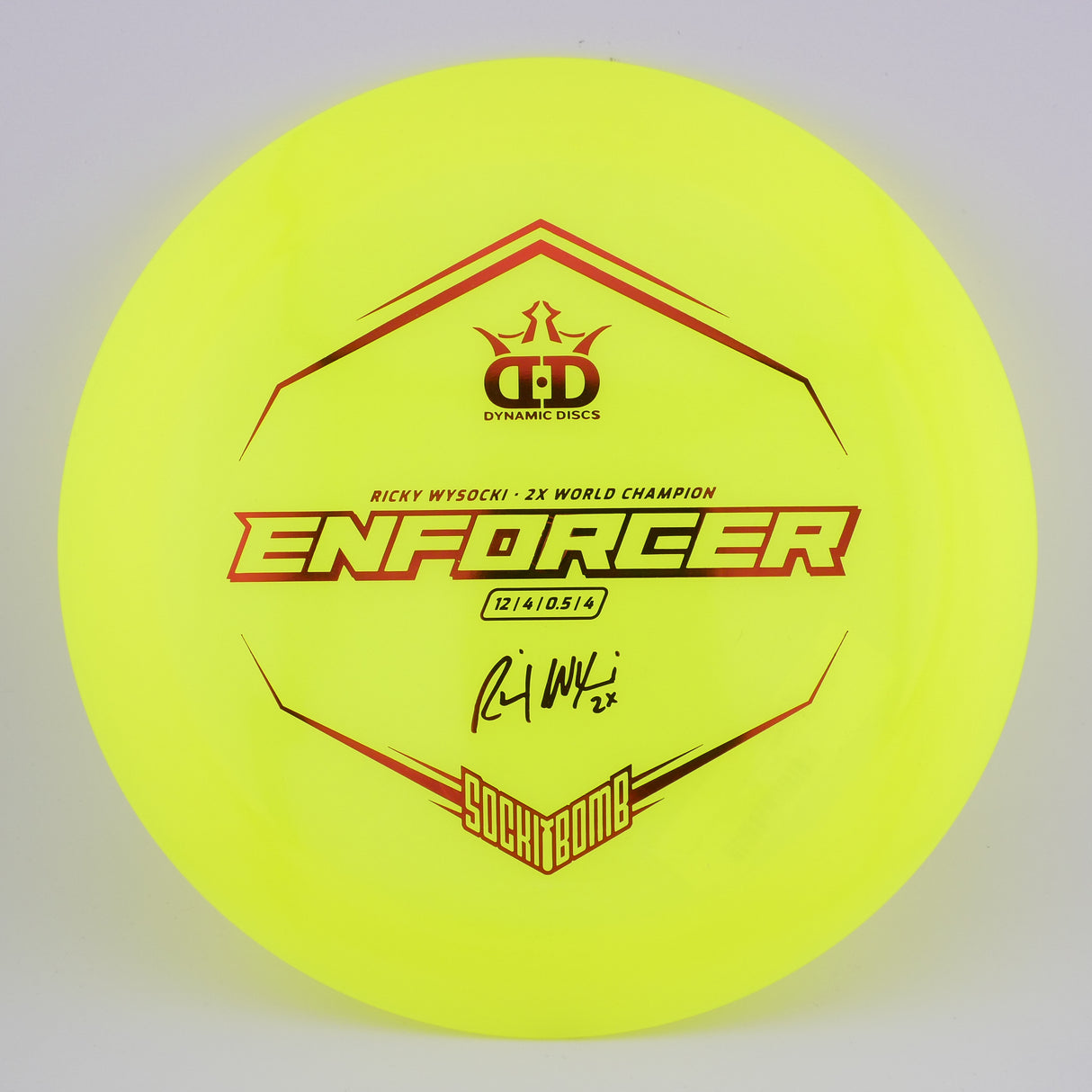 Dynamic Discs Lucid Enforcer Ricky Wysocki distance driver disc golf disc