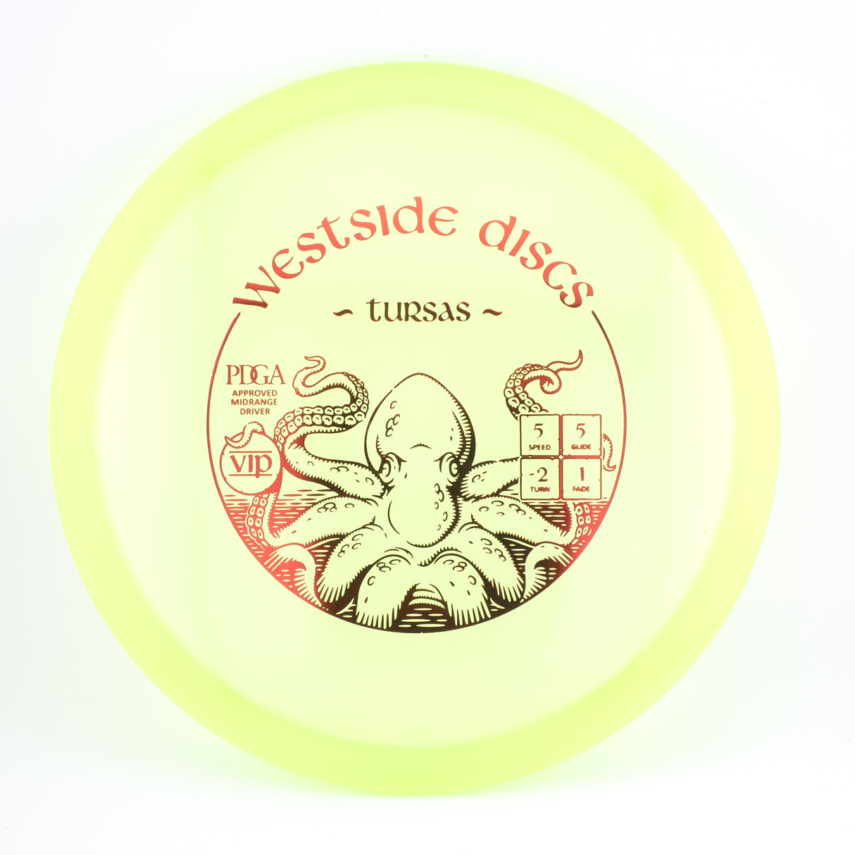 Westside Discs VIP Tursas 177g+ midrange disc golf disc