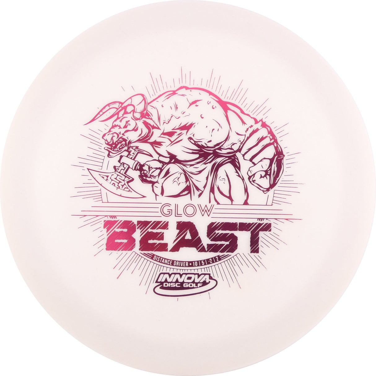 Innova DX Glow Beast Distance Driver 173-175g stable disc golf disc
