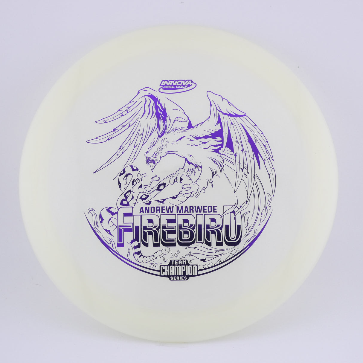 Innova Champion Glow Firebird Andrew Marwede (Tour Series) 173-175g control driver disc golf disc