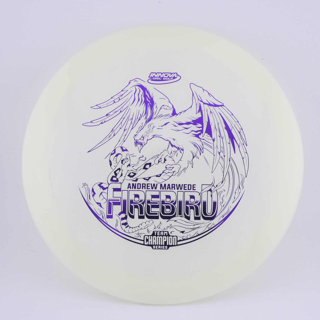 Innova Champion Glow Firebird Andrew Marwede (Tour Series) 173-175g control driver disc golf disc