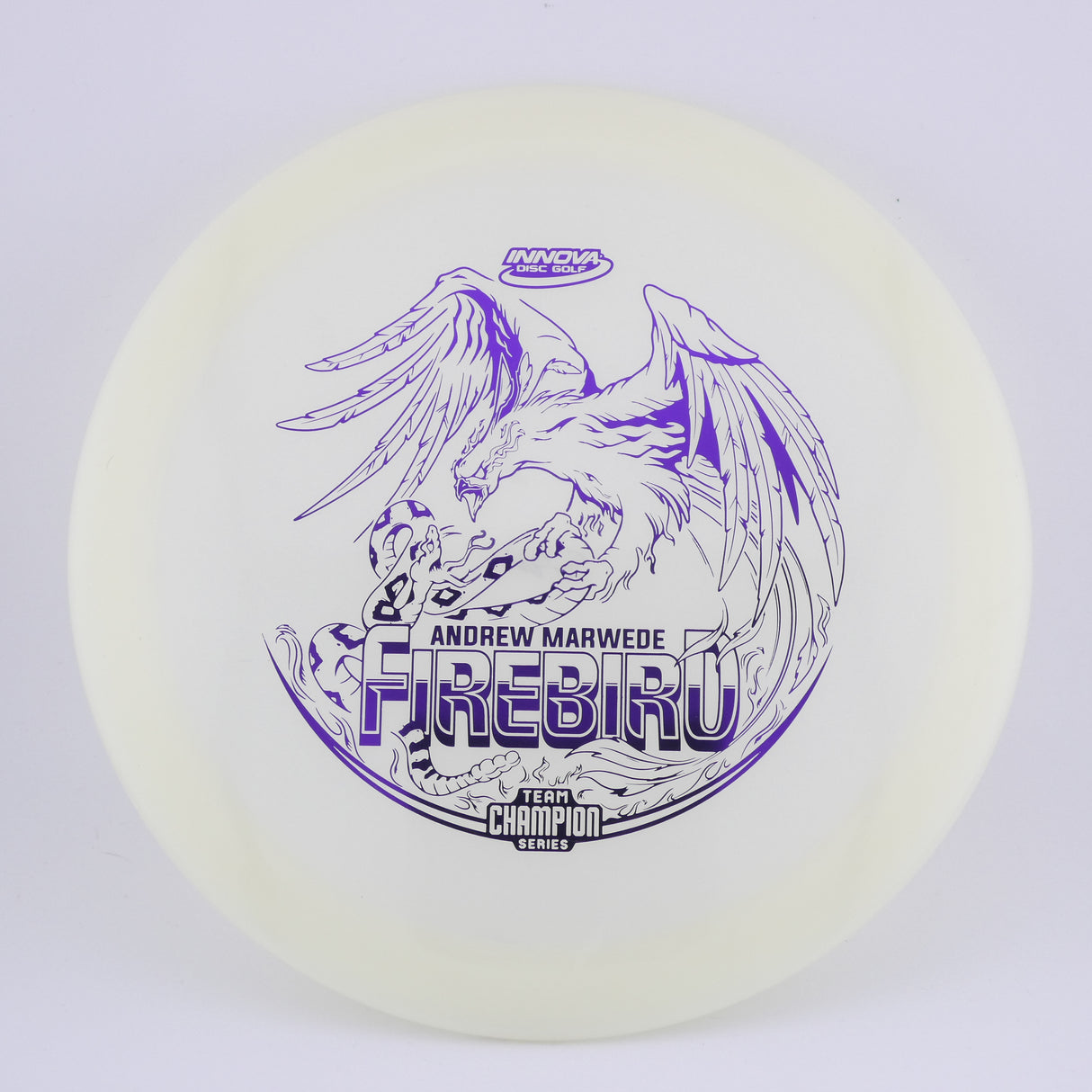 Innova Champion Glow Firebird Andrew Marwede (Tour Series) 173-175g control driver disc golf disc