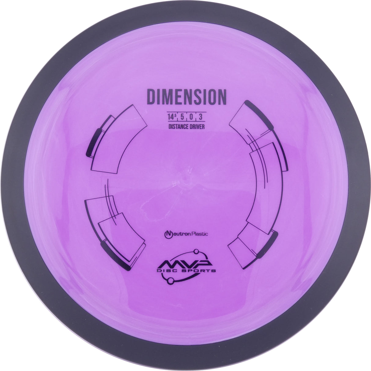 MVP Neutron Dimension 170-175g slightly overstable distance driver disc golf disc