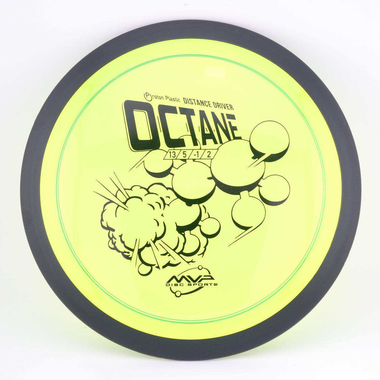 MVP Proton Octane 170-175g slightly understable distance driver disc golf disc