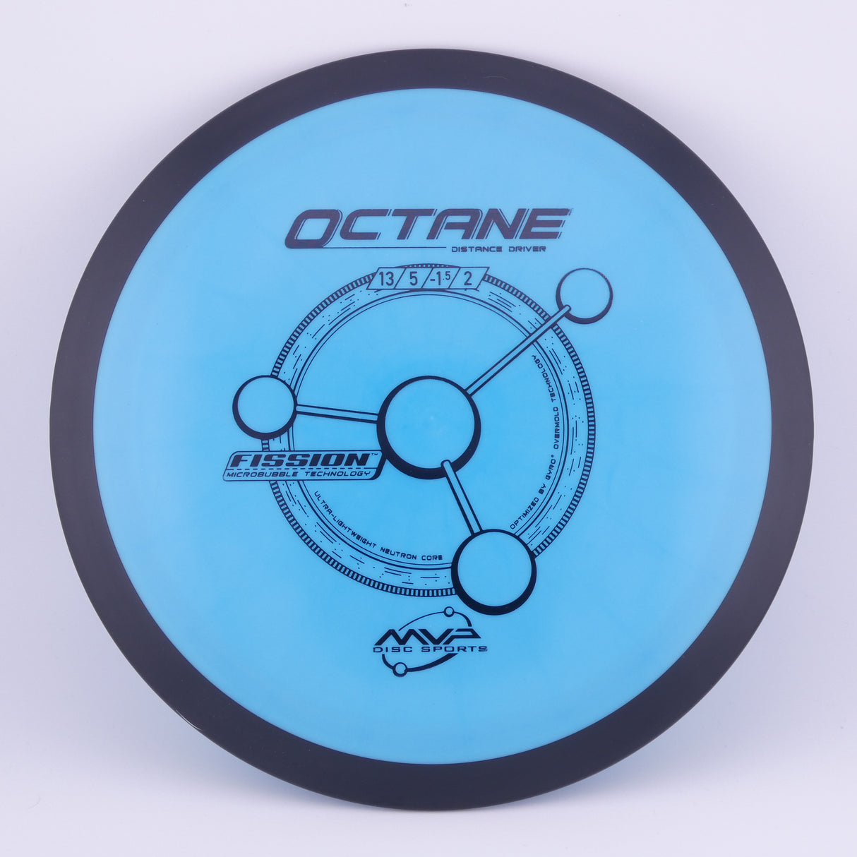 MVP Fission Octane 170-175g slightly understable distance driver disc golf disc