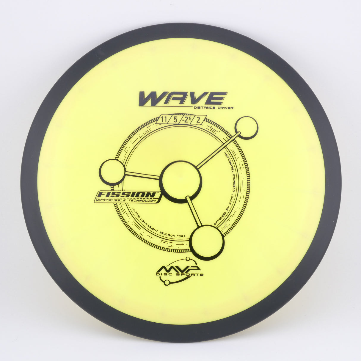 MVP Fission Wave 170-175g slightly understable distance driver disc golf disc