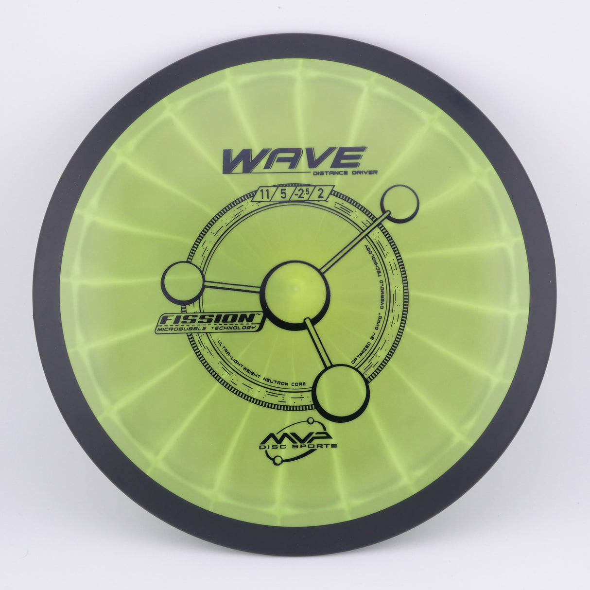 MVP Fission Wave 170-175g slightly understable distance driver disc golf disc