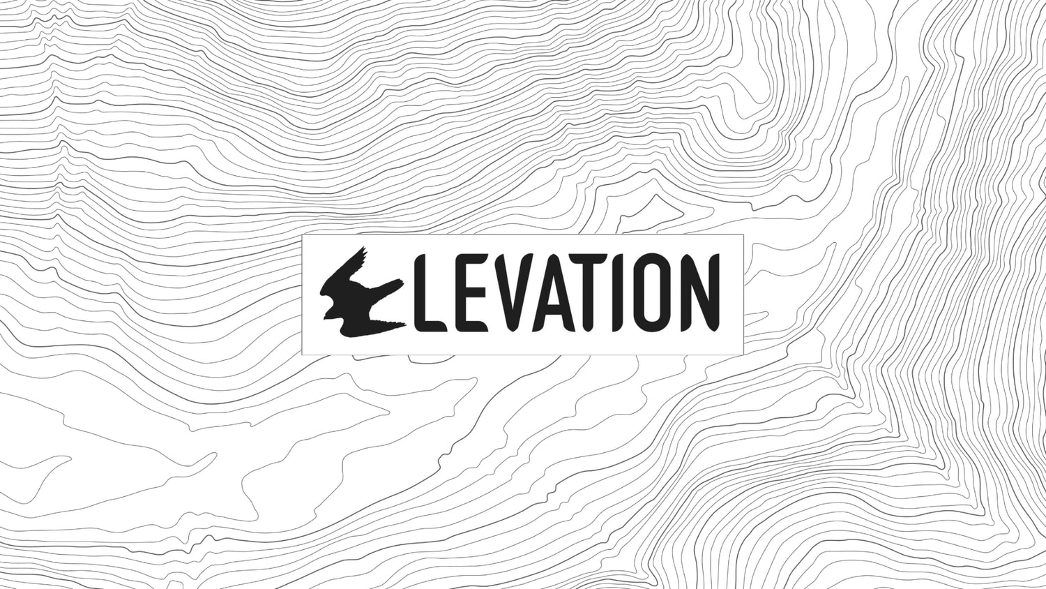 elevation logo black and white