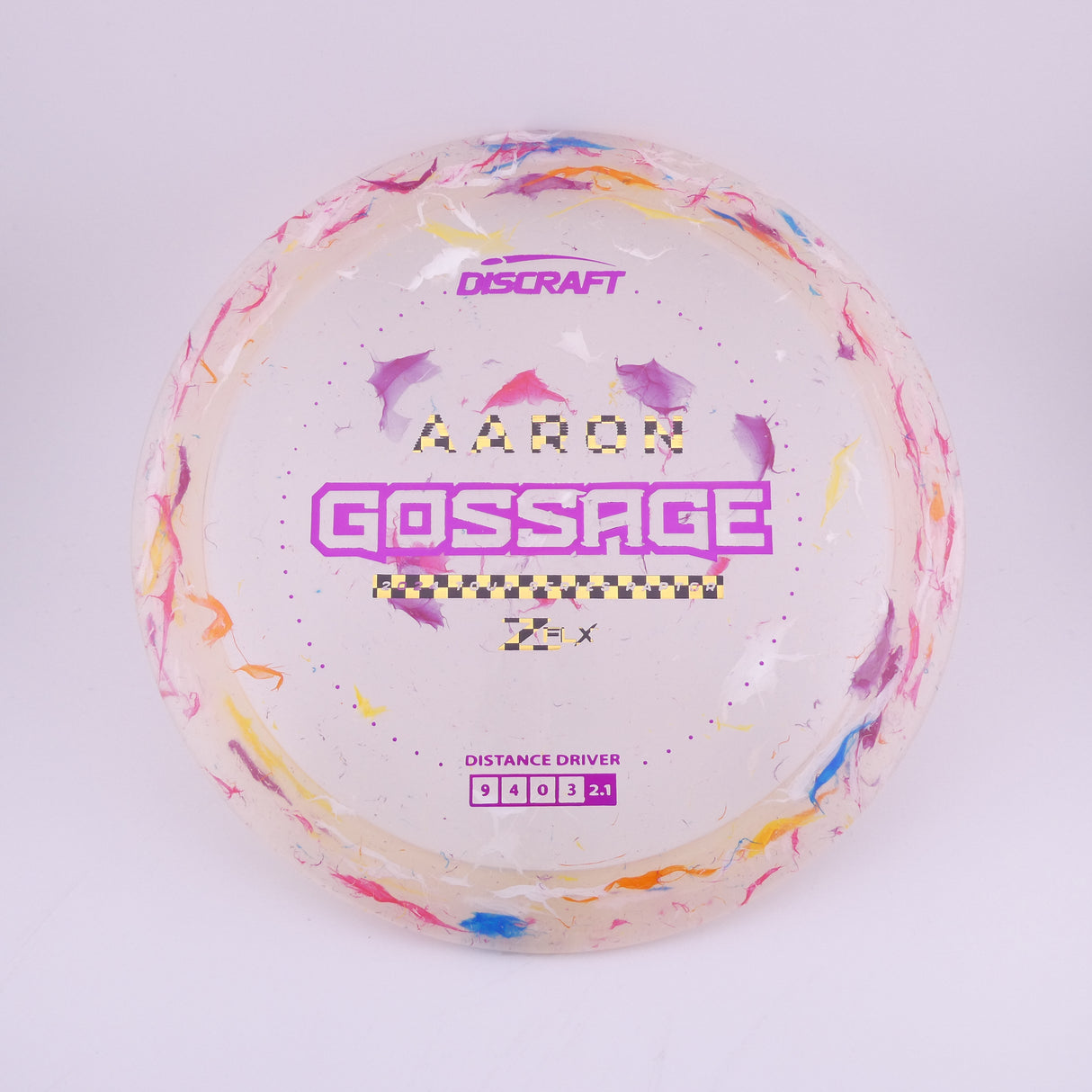 Discraft Jawbreaker Z Flx Raptor - Aaron Gossage 2024 Tour Series control driver disc golf disc