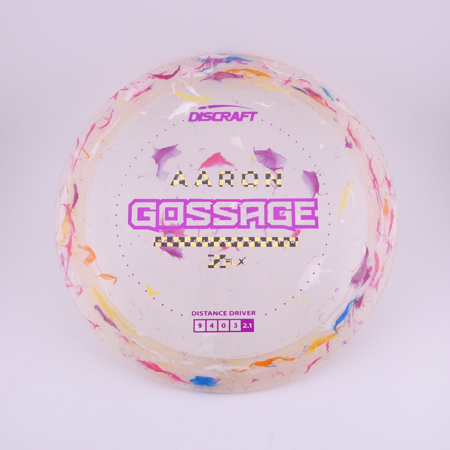 Discraft Jawbreaker Z Flx Raptor - Aaron Gossage 2024 Tour Series control driver disc golf disc