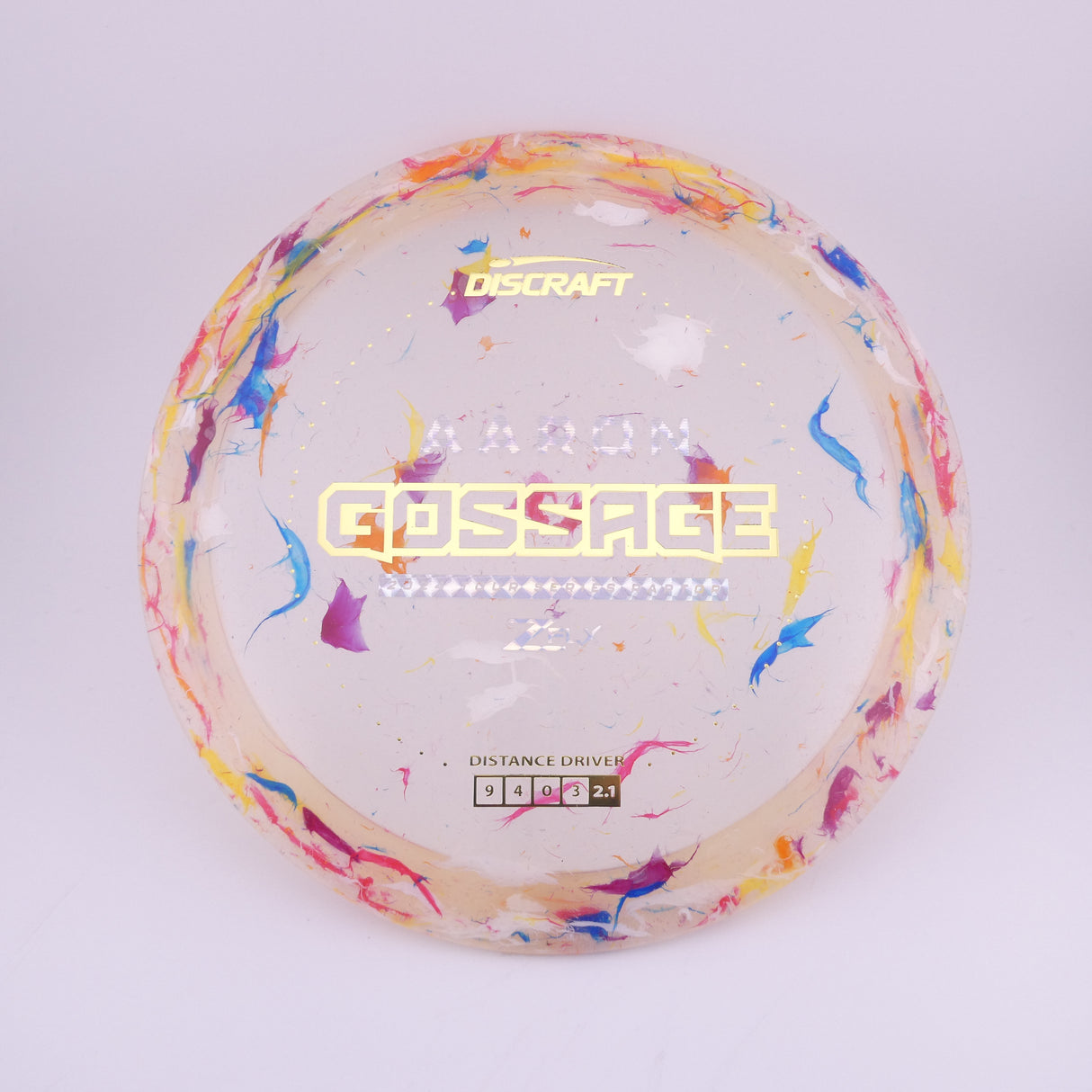 Discraft Jawbreaker Z Flx Raptor - Aaron Gossage 2024 Tour Series control driver disc golf disc