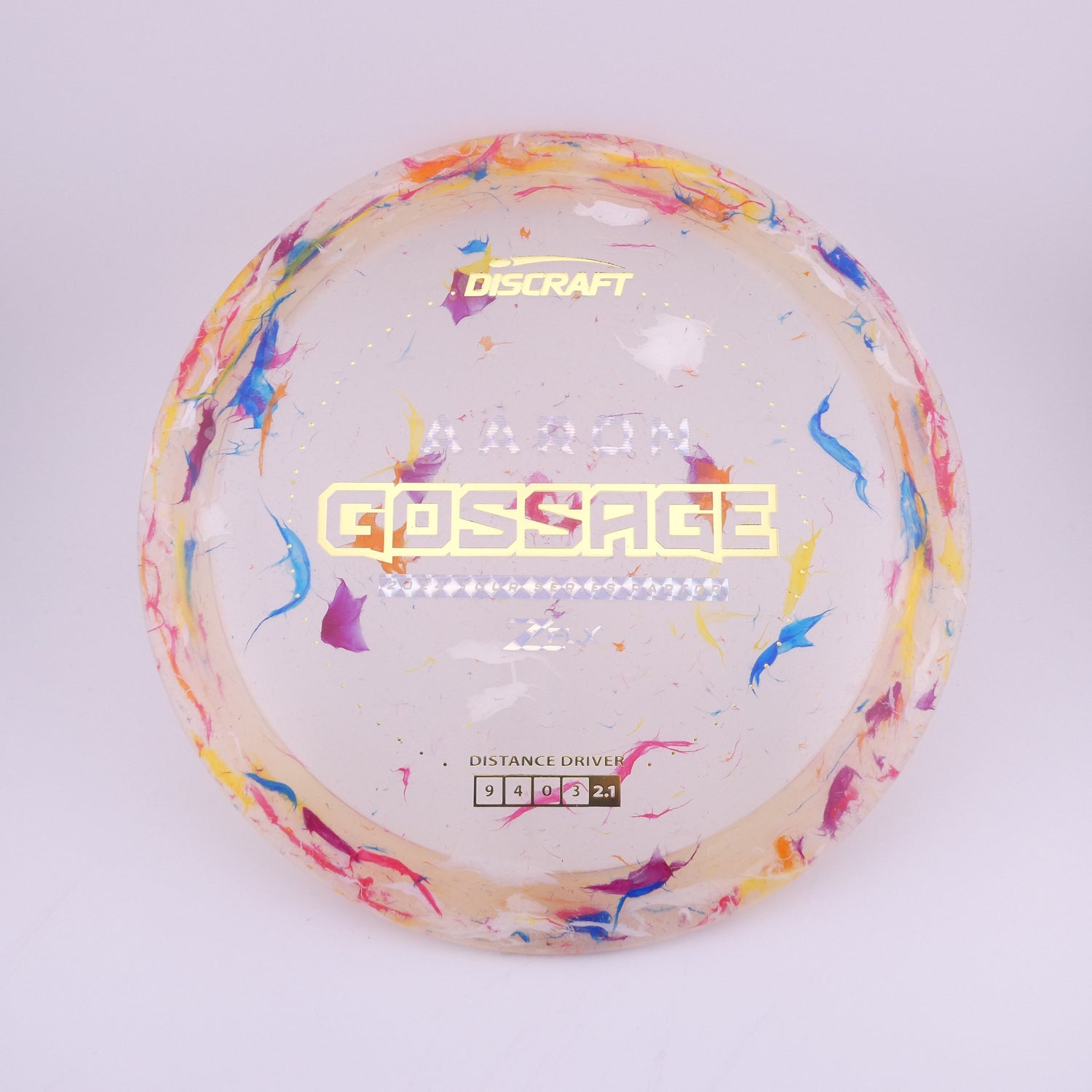 Discraft Jawbreaker Z Flx Raptor - Aaron Gossage 2024 Tour Series control driver disc golf disc
