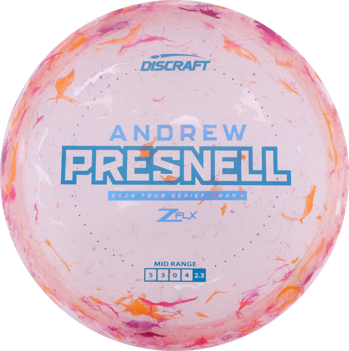 Discraft Jawbreaker Z Flx Swarm - Andrew Presnell 2024 Tour Series midrange disc golf disc
