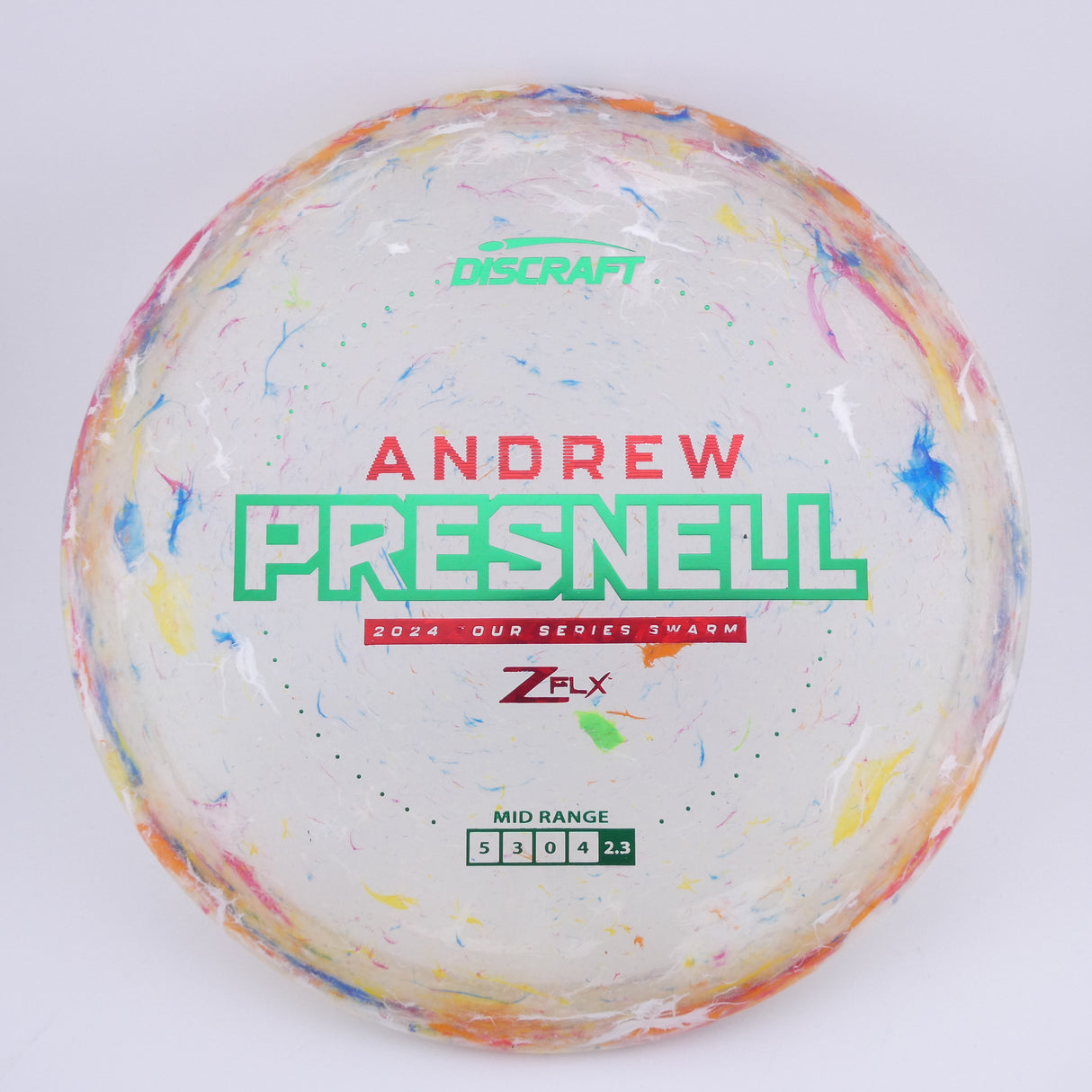 Discraft Jawbreaker Z Flx Swarm - Andrew Presnell 2024 Tour Series midrange disc golf disc
