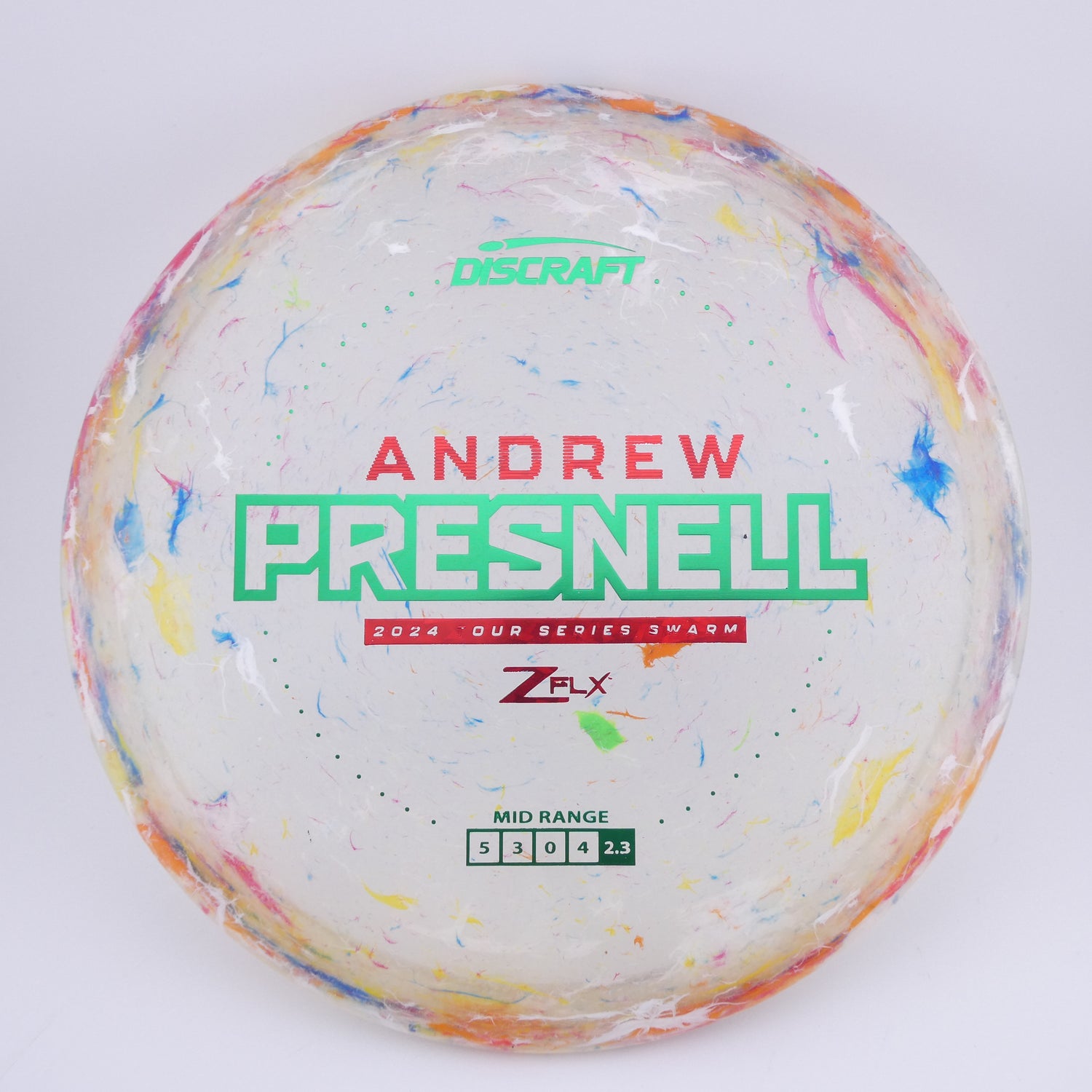 Discraft Jawbreaker Z Flx Swarm - Andrew Presnell 2024 Tour Series midrange disc golf disc