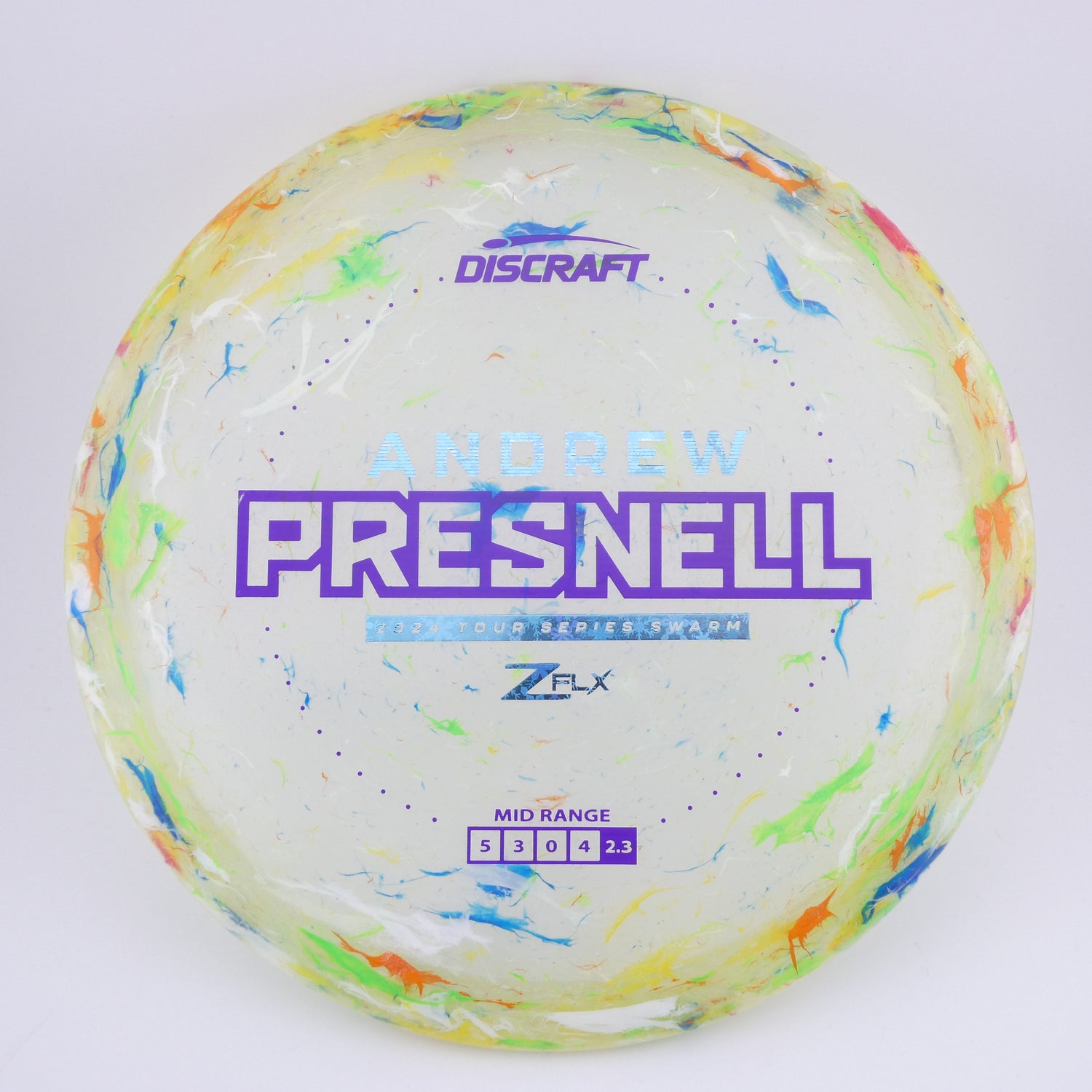 Discraft Jawbreaker Z Flx Swarm - Andrew Presnell 2024 Tour Series midrange disc golf disc