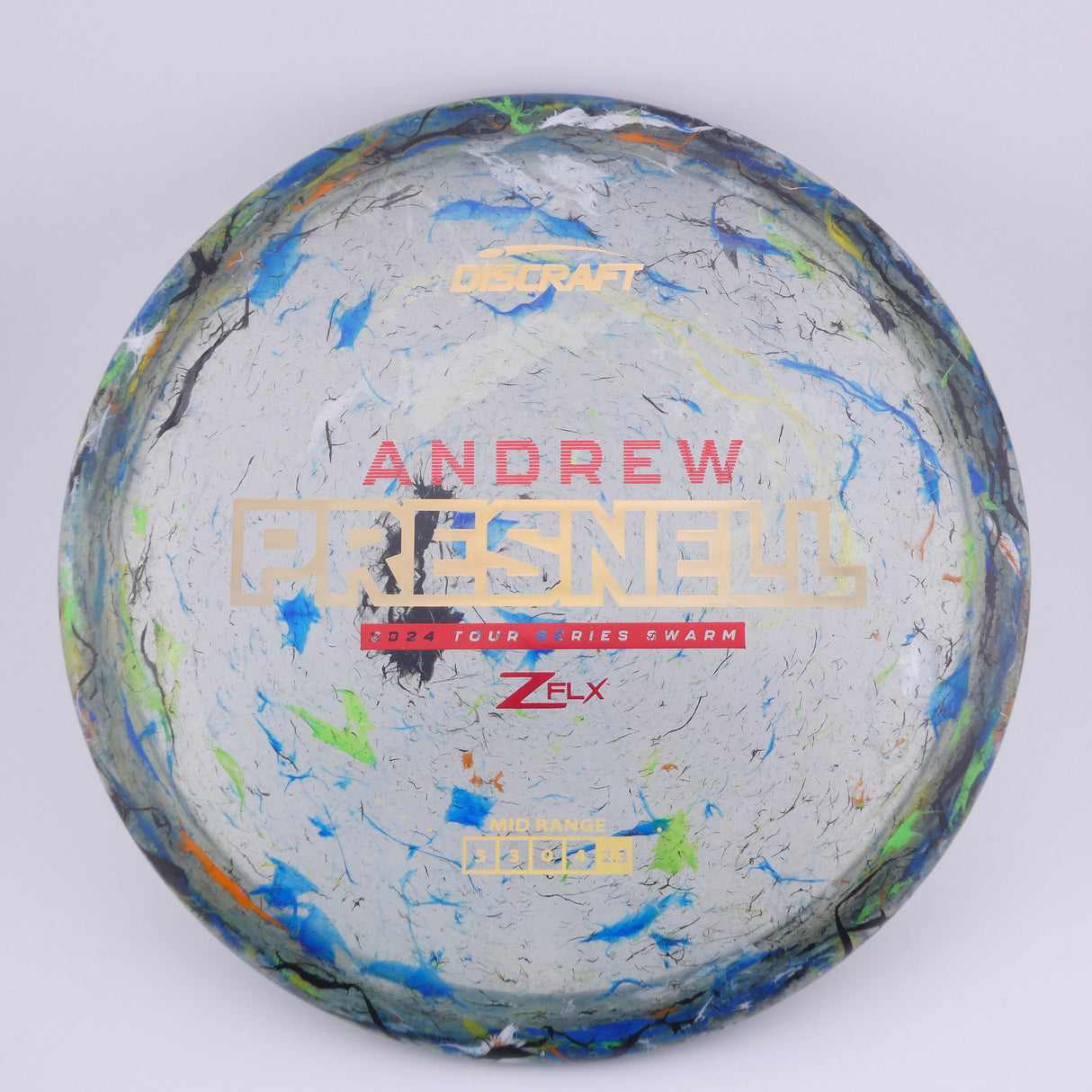 Discraft Jawbreaker Z Flx Swarm - Andrew Presnell 2024 Tour Series midrange disc golf disc