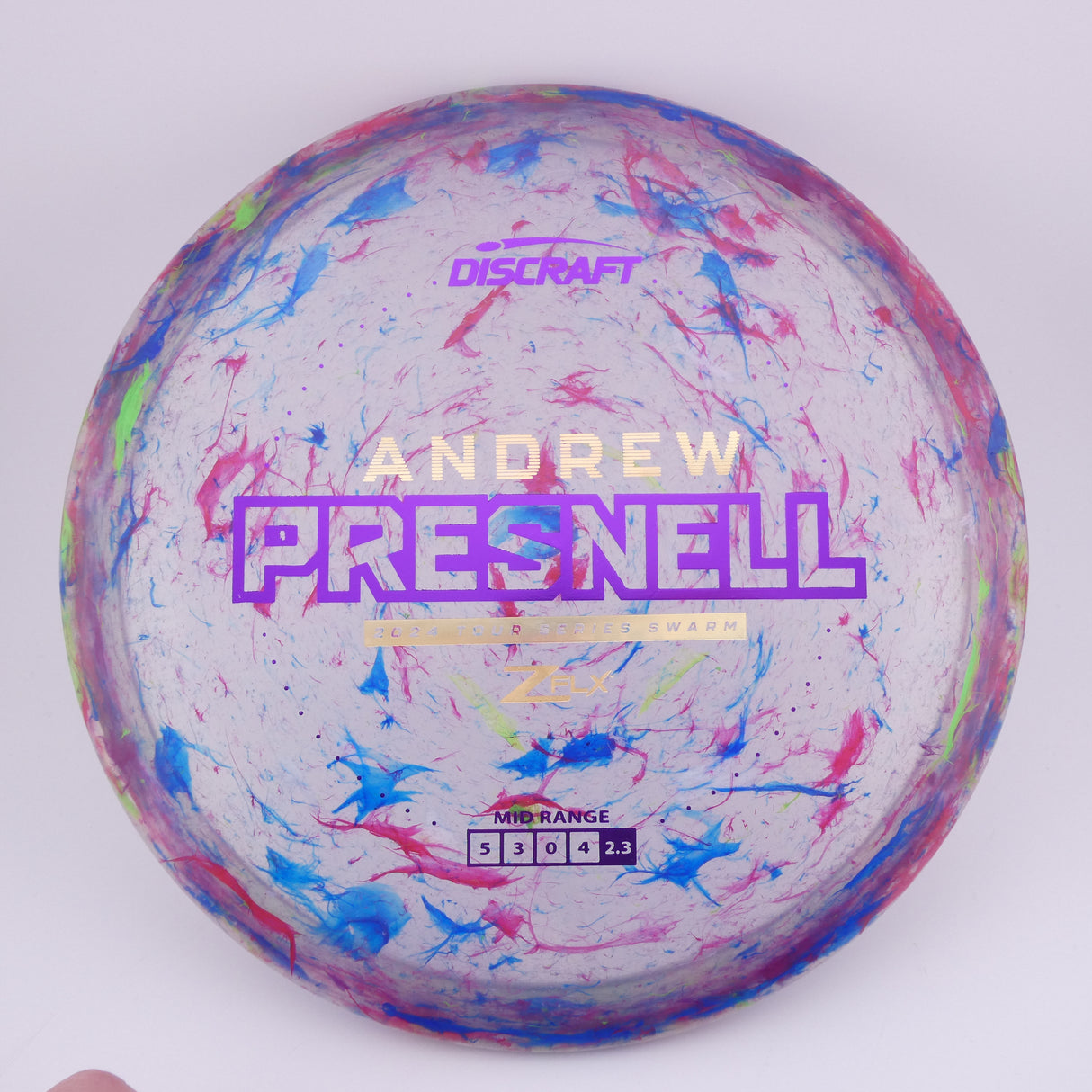 Discraft Jawbreaker Z Flx Swarm - Andrew Presnell 2024 Tour Series midrange disc golf disc