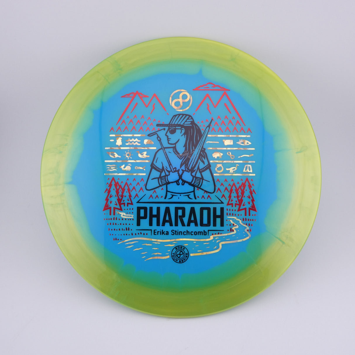 Infinite Halo S-Blend Pharaoh - Erika Stinchcomb Signature Series 173-176g distance driver disc golf disc