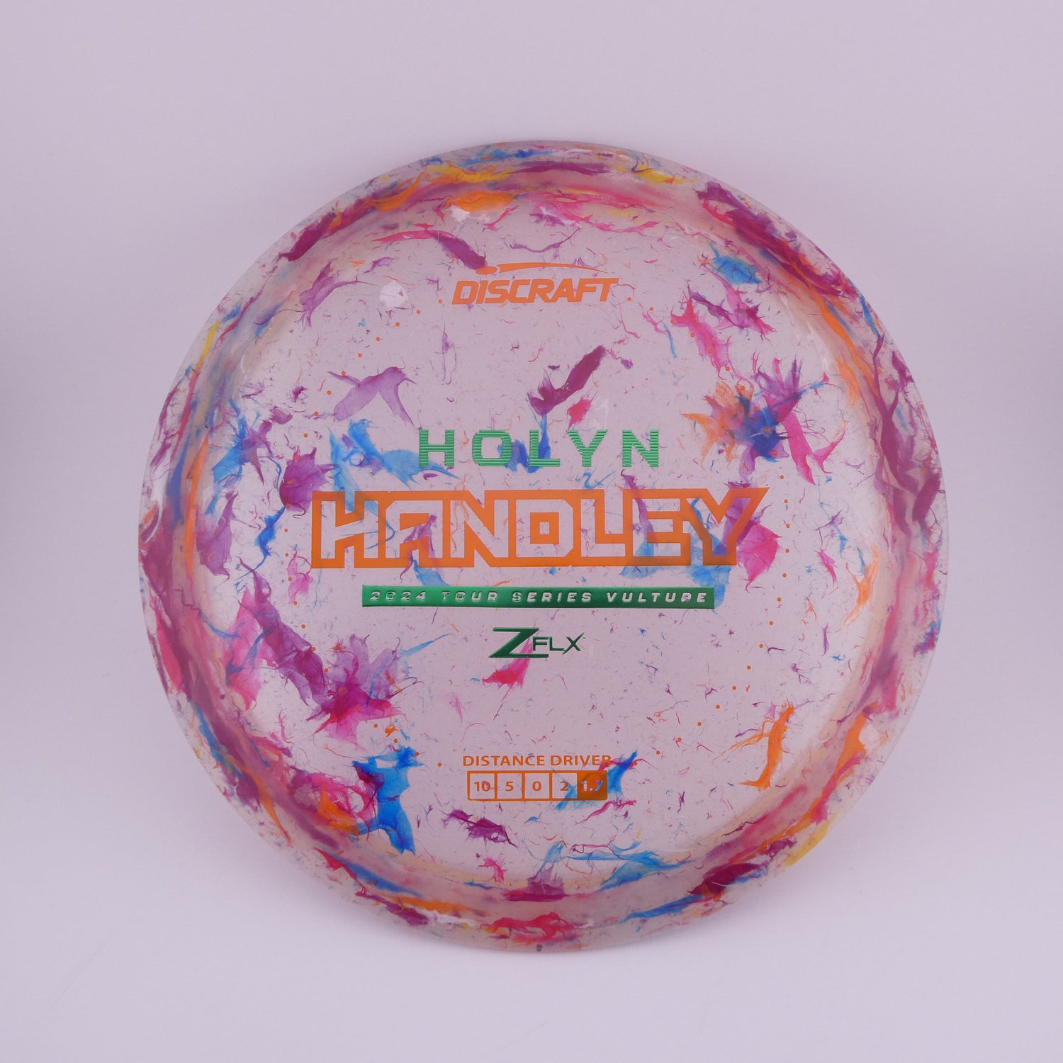 Discraft Jawbreaker Z Flx Vulture - Holy Handley 2024 Tour Series control driver disc golf disc