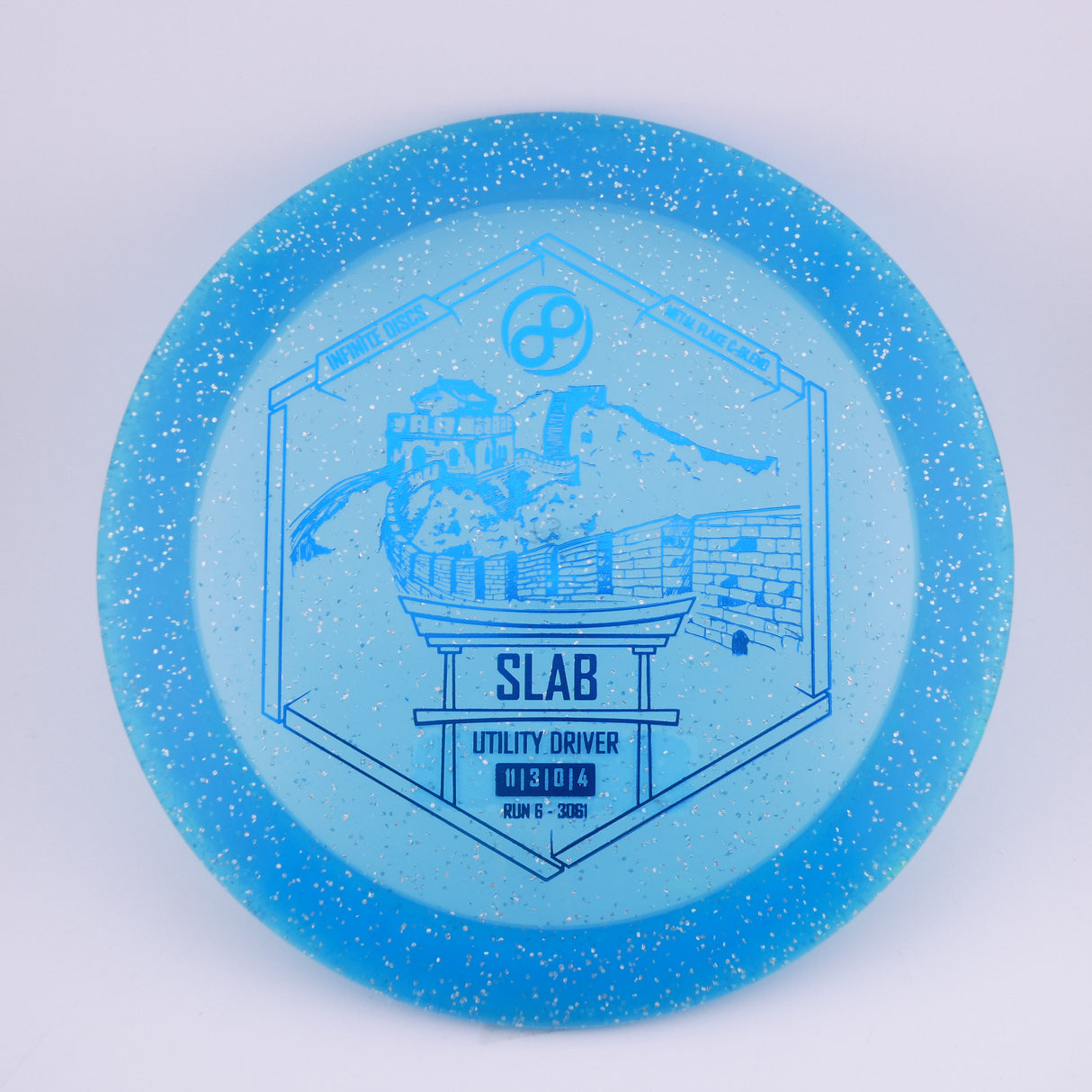 Infinite Metal Flake C-Blend Slab 173-176g distance driver disc golf disc
