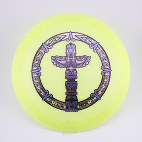 Infinite Metal Flake Glow C-Blend Maya 173-176g (Yellow) distance driver disc golf disc