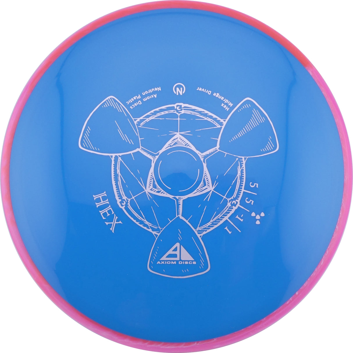 Axiom Neutron Hex 165-169g midrange disc golf disc