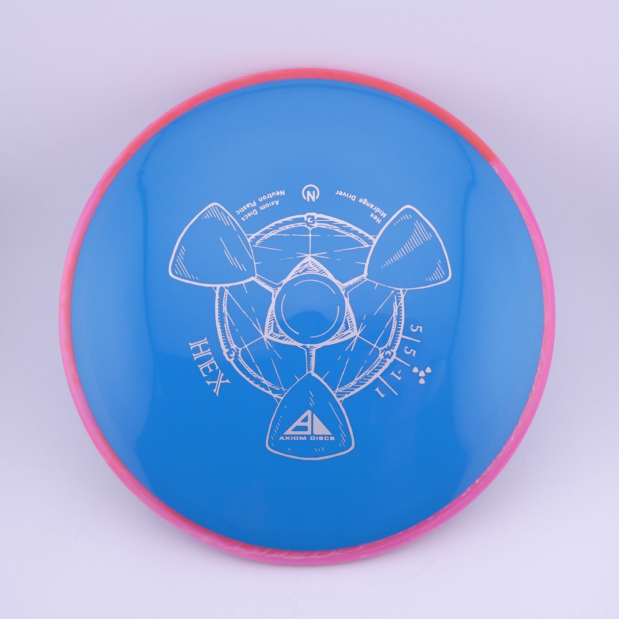 Axiom Neutron Hex 165-169g midrange disc golf disc