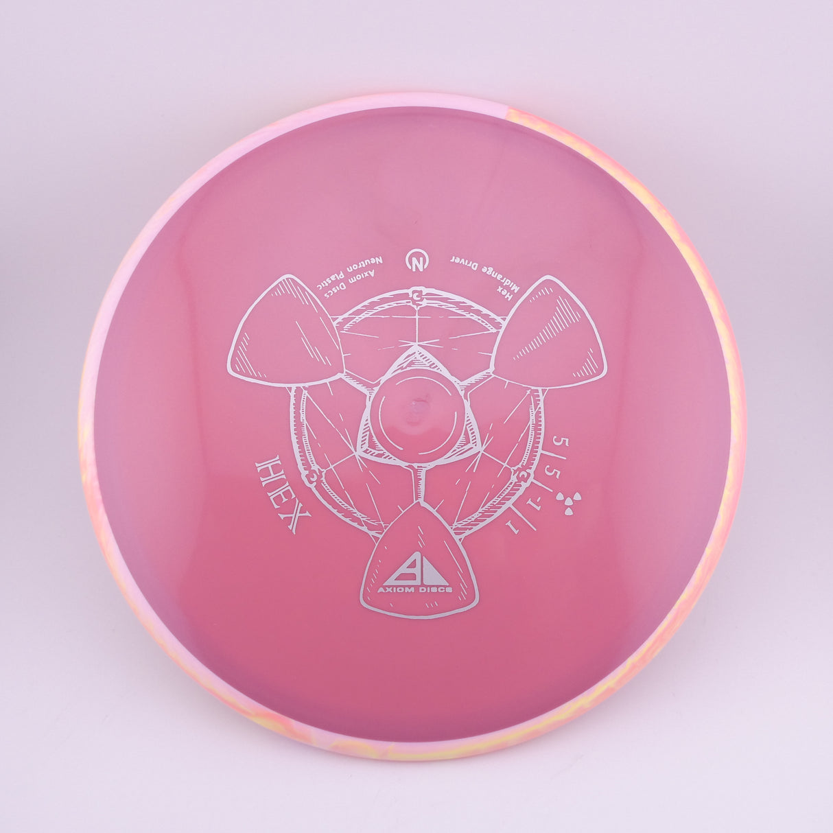 Axiom Neutron Hex 170-175g midrange disc golf disc