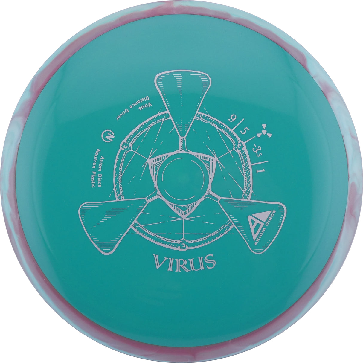 Axiom Neutron Virus 155-159g distance driver disc golf disc