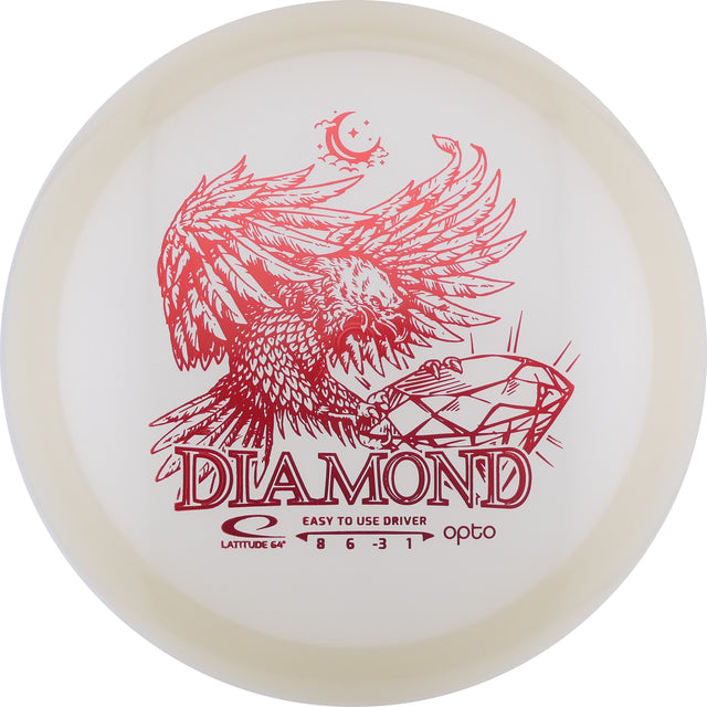 Latitude 64 Opto Moonshine Diamond 155-159g fairway driver disc golf disc