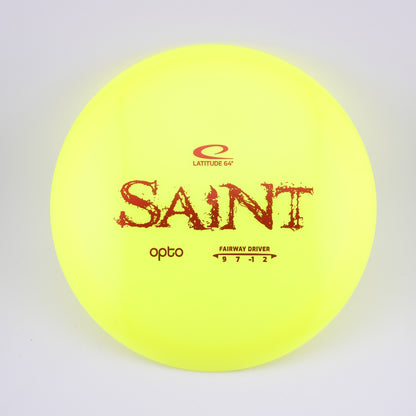 Opto Saint Yellow with Red Stamp 173-176g - Glide 7