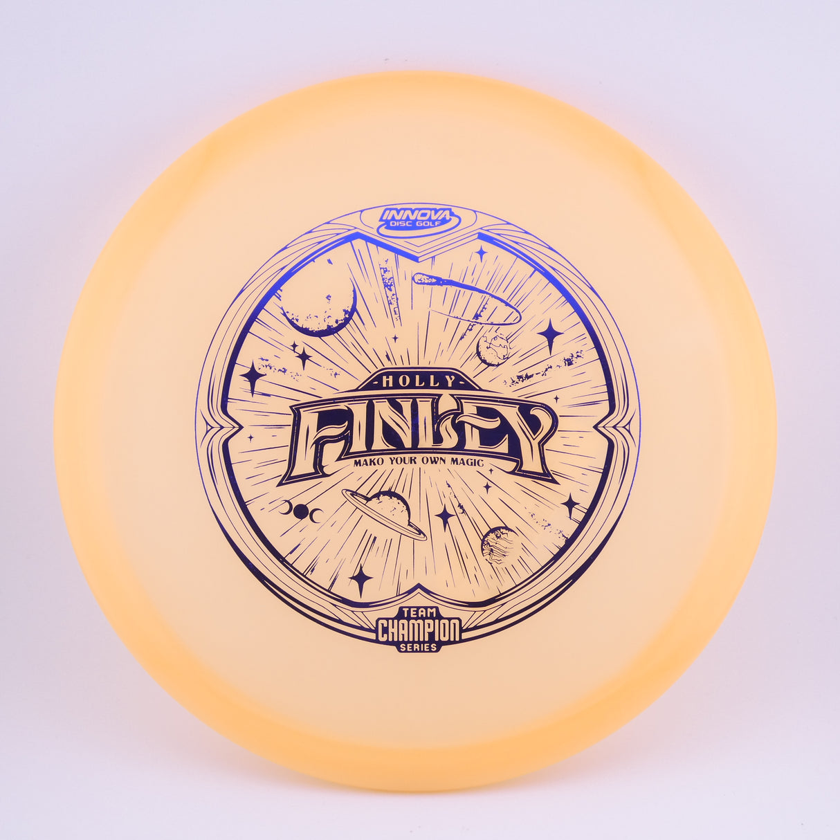 Innova Champion Color Glow Mako 3 Holly Finley (Tour Series) 160-164g Orange midrange disc golf disc