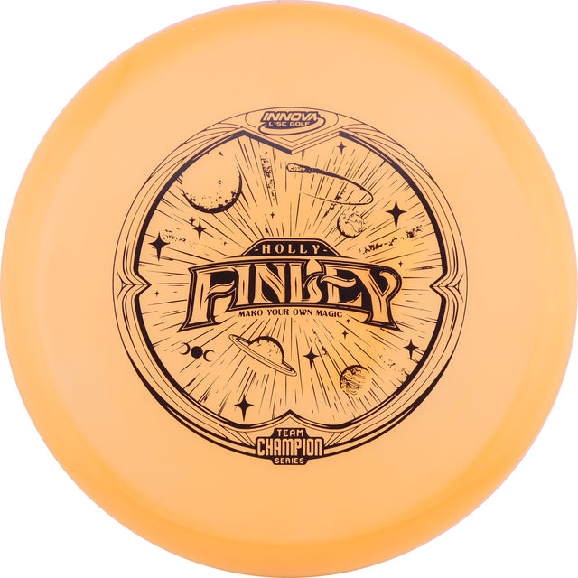 Innova Champion Color Glow Mako 3 Holly Finley (Tour Series) 160-164g Orange midrange disc golf disc
