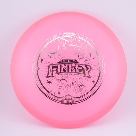 Innova Champion Color Glow Mako 3 Holly Finley (Tour Series) Pink midrange disc golf disc