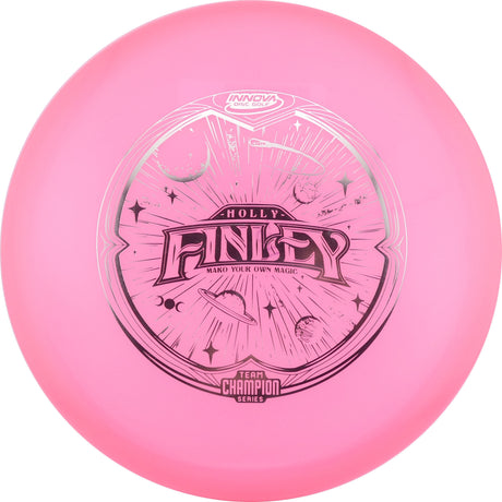 Innova Champion Color Glow Mako 3 Holly Finley (Tour Series) Pink midrange disc golf disc